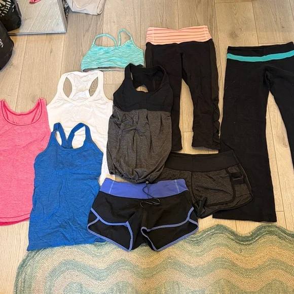 Lululemon Activewear Bundle with Tops, Shorts and pants - Picture 1 of 10